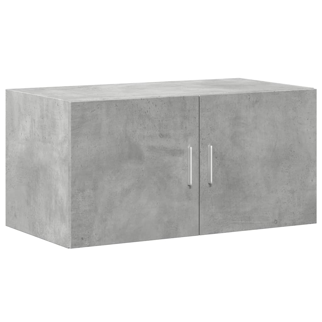 skab 80x42,5x225 cm konstrueret træ betongrå