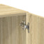 skab 80x42,5x249 cm konstrueret træ sonoma-eg