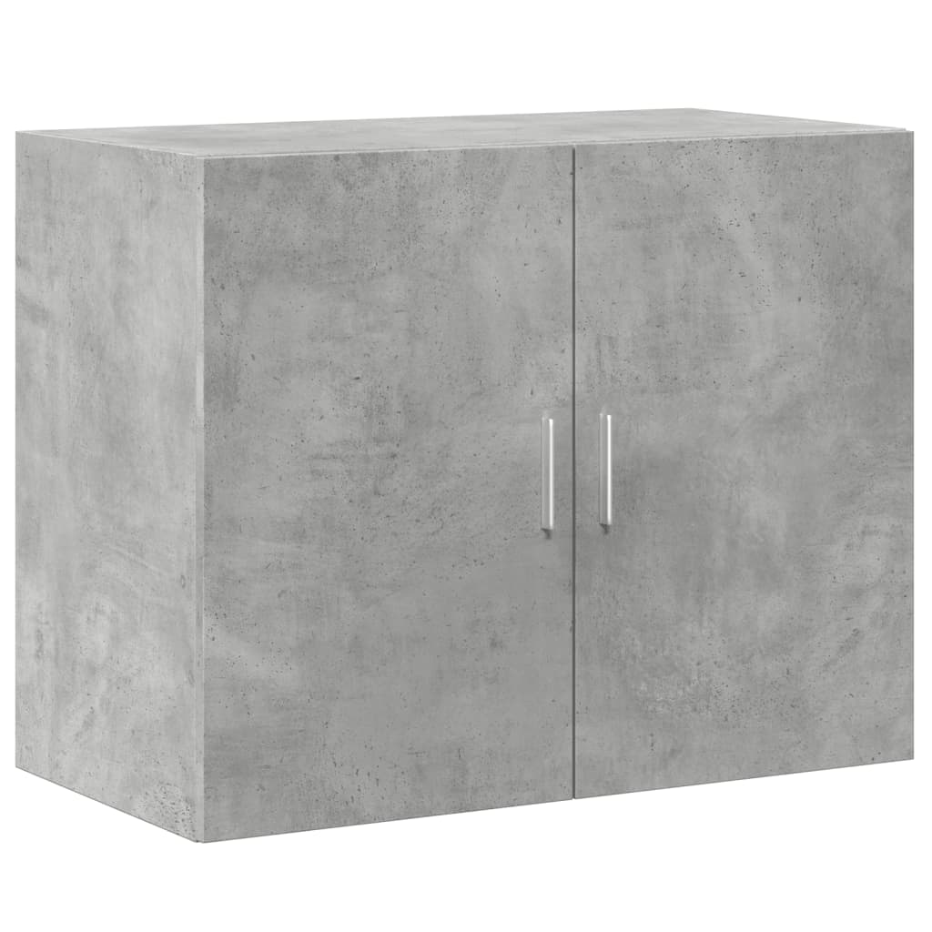 skab 80x42,5x249 cm konstrueret træ betongrå
