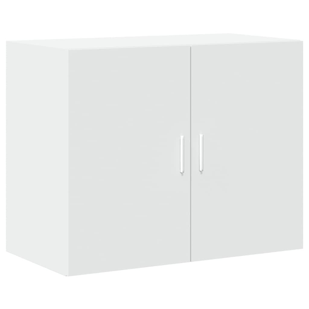 skab 80x42,5x249 cm konstrueret træ hvid