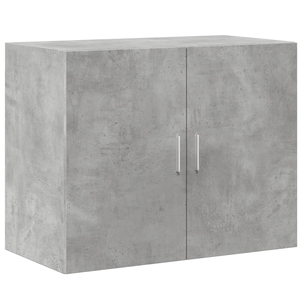 skab 80x42,5x249 cm konstrueret træ betongrå