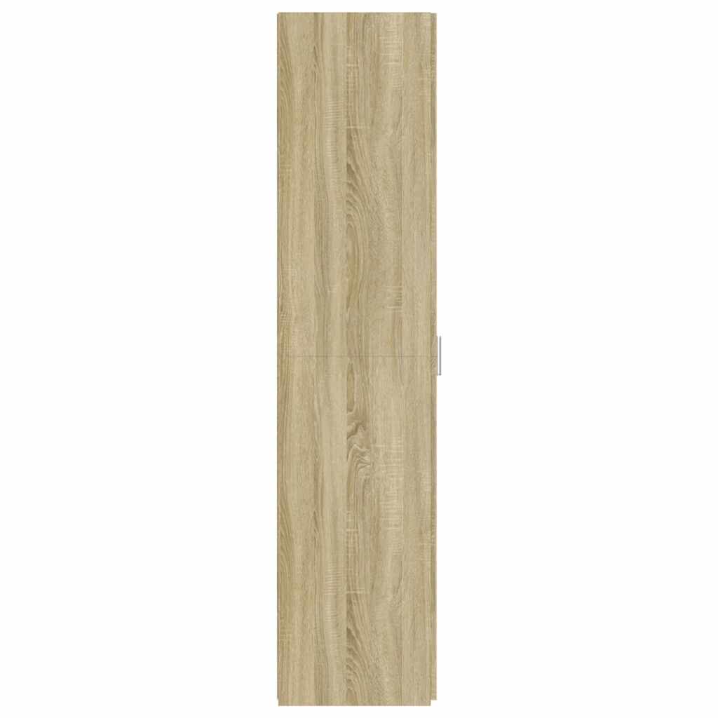 højskab 40x42,5x185 cm konstrueret træ sonoma-eg