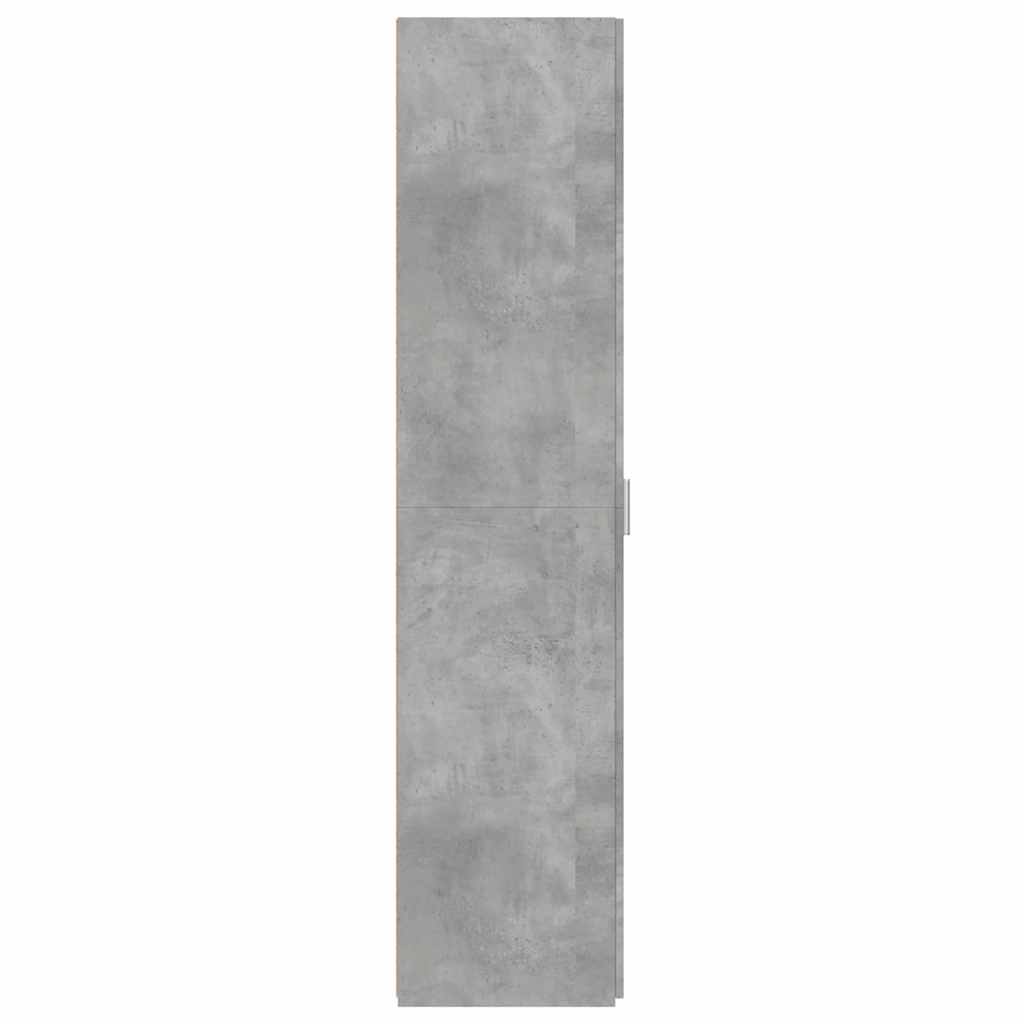 højskab 40x42,5x185 cm konstrueret træ betongrå