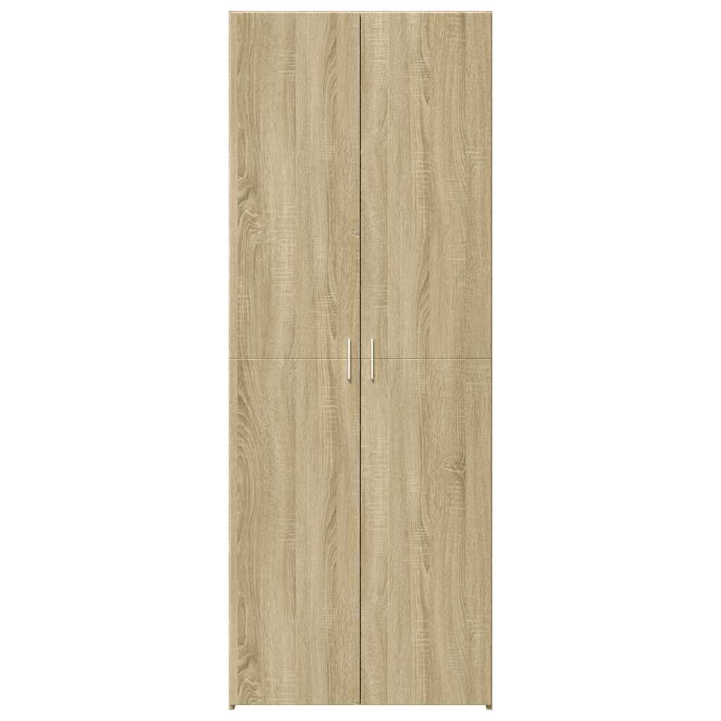 skab 70x42,5x185 cm konstrueret træ sonoma-eg