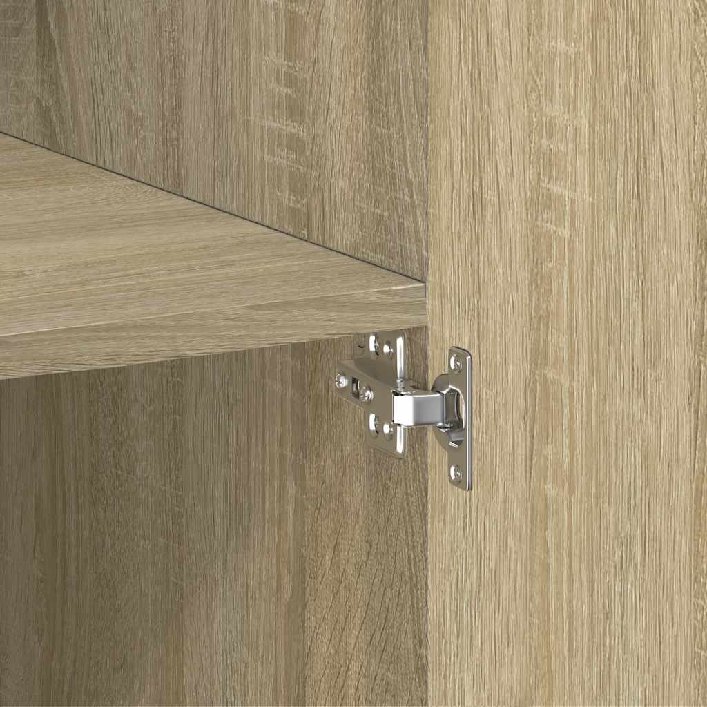 skab 70x42,5x185 cm konstrueret træ sonoma-eg
