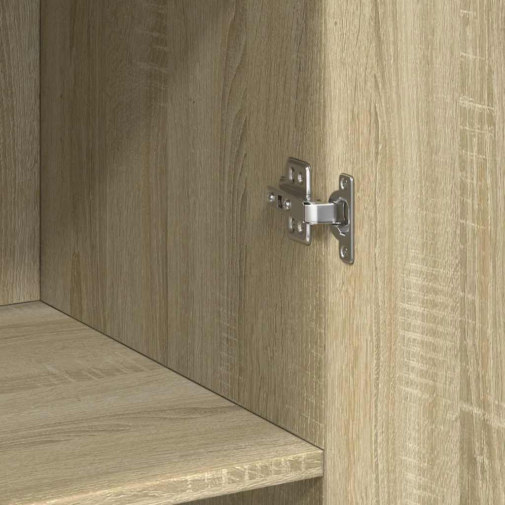skab 70x42,5x185 cm konstrueret træ sonoma-eg