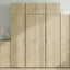 skab 70x42,5x185 cm konstrueret træ sonoma-eg