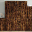 skab 70x42,5x185 cm konstrueret træ røget egetræsfarve