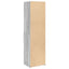 skab 50x42,5x185 cm konstrueret træ sonoma-eg