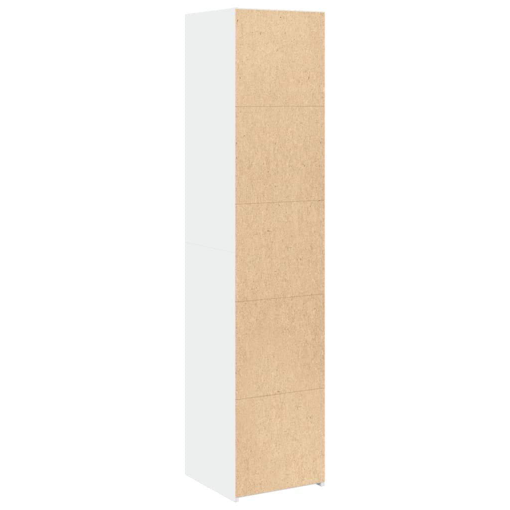 højskab 40x41x185 cm konstrueret træ hvid