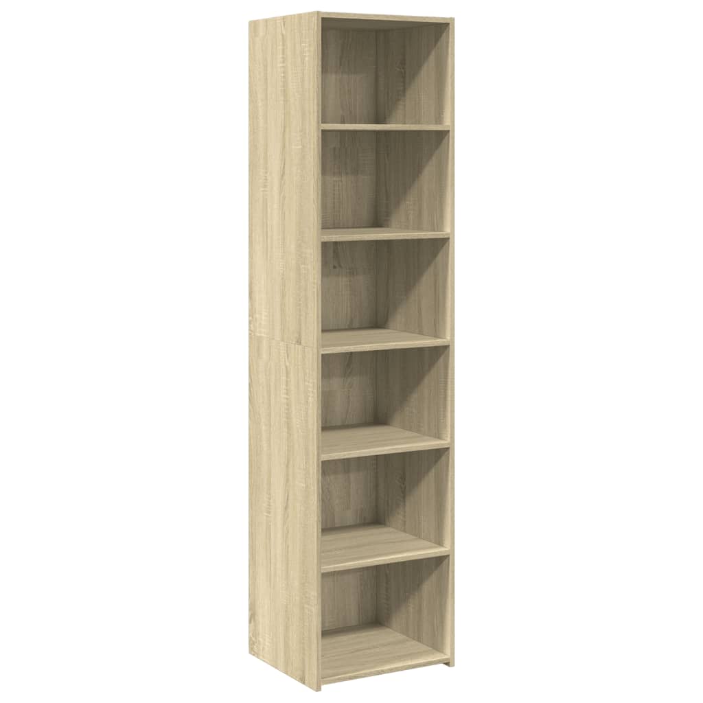 reol 45x41x185 cm konstrueret træ sonoma-eg