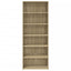 reol 70x41x185 cm konstrueret træ sonoma-eg