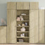 reol 70x41x185 cm konstrueret træ sonoma-eg