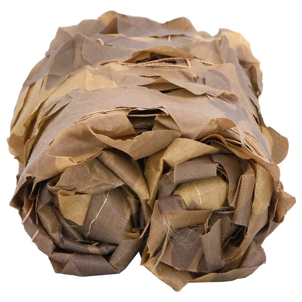camouflagenet 613x138 cm med opbevaringspose sandfarvet
