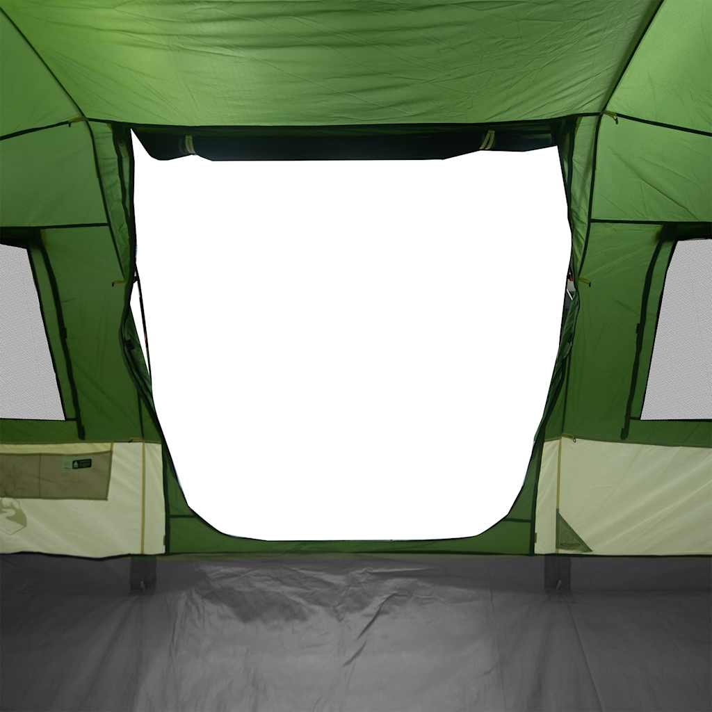 4-personers campingtelt vandtæt grøn