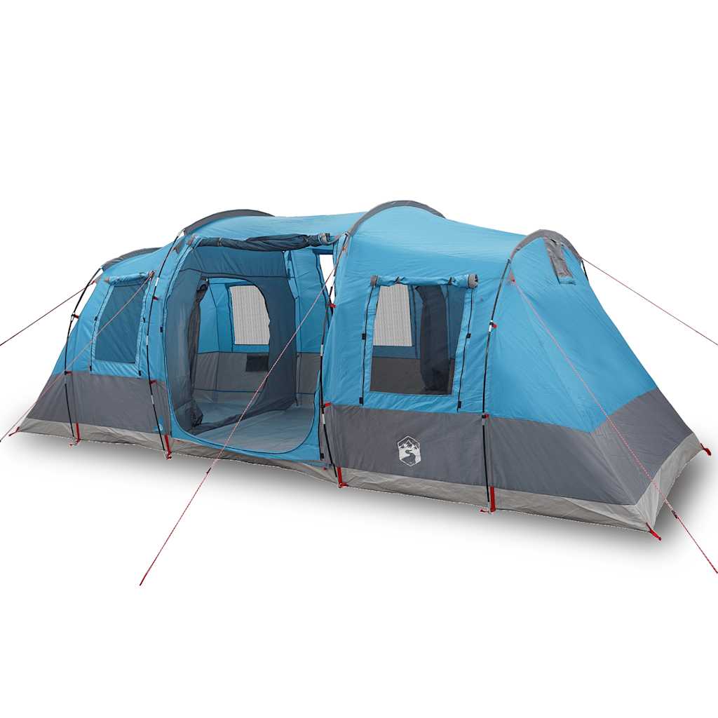 4-personers campingtelt vandtæt blå