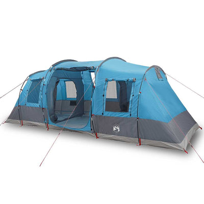 4-personers campingtelt vandtæt blå