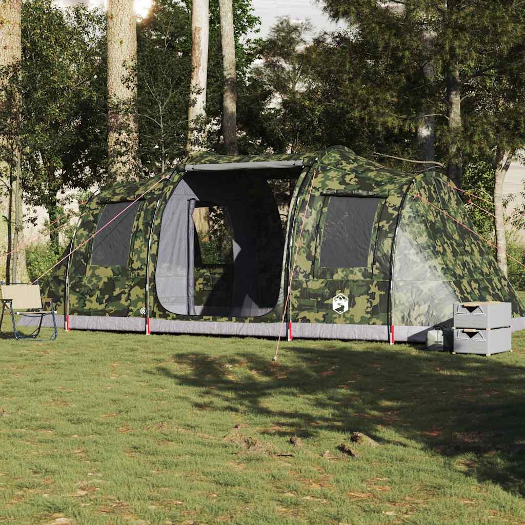 4-personers campingtelt vandtæt camouflage
