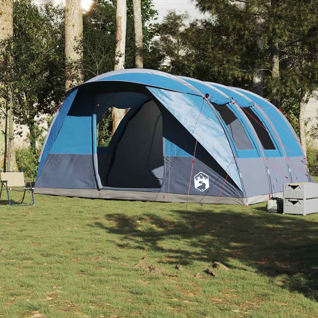 5-personers campingtelt vandtæt blå