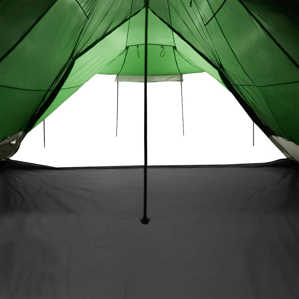 8-personers campingtelt vandtæt grøn