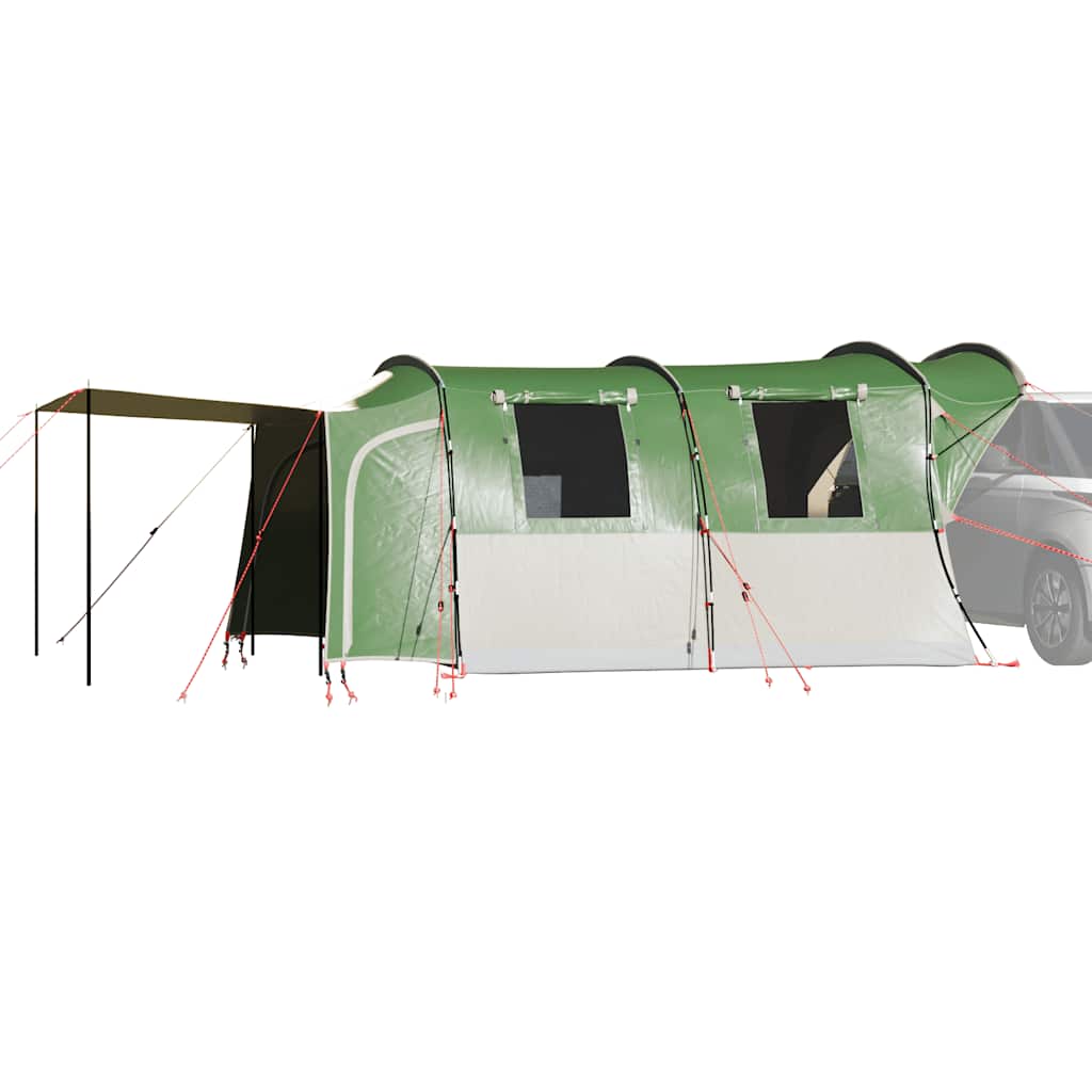 4-personers fortelt til bil vandtæt grøn