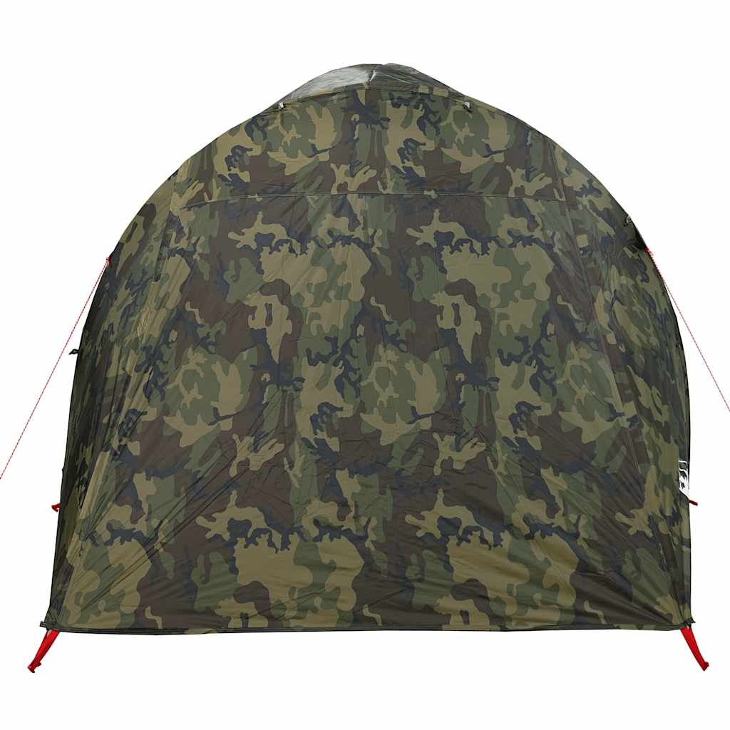 6-personers familietelt vandafvisende camouflage