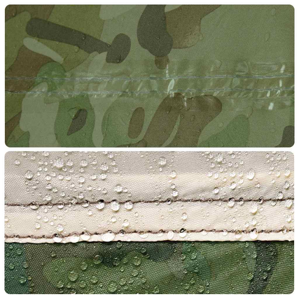 tarp 306x306 cm vandtæt camouflage