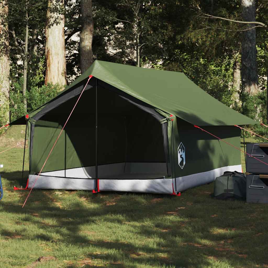 2-personers campingtelt - vandafvisende A-stel, olivengrøn