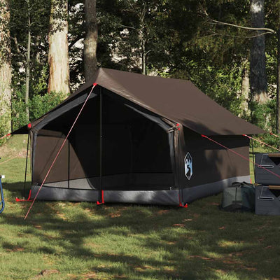 2-personers campingtelt vandtæt brun