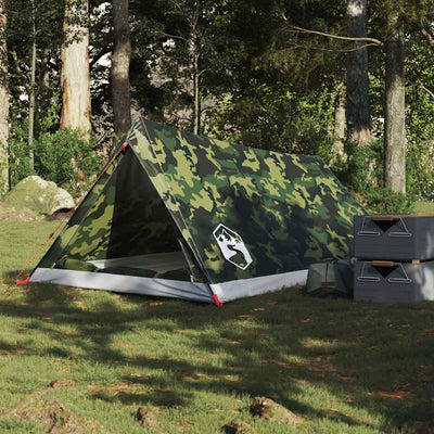 2-personers campingtelt vandtæt camouflage