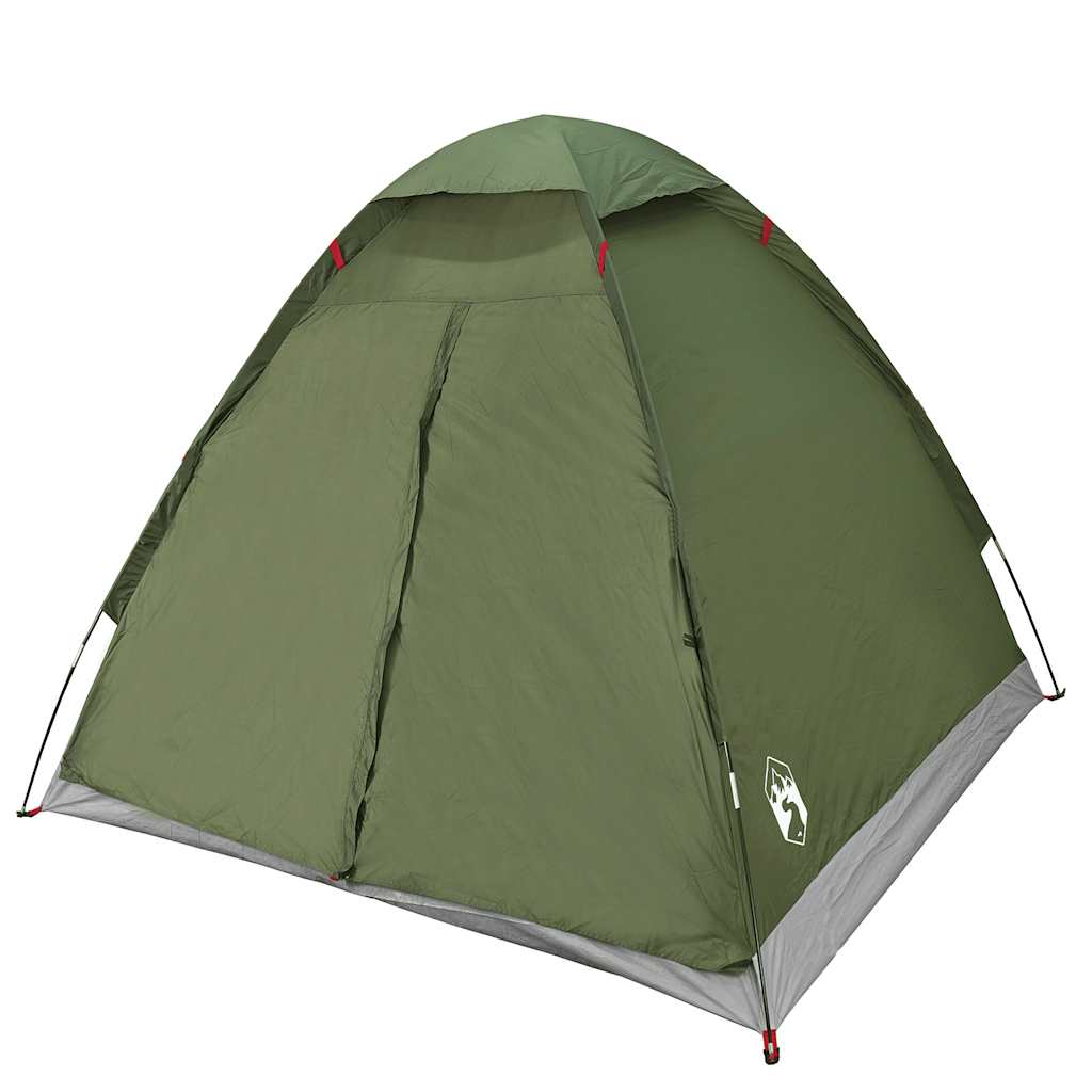 2-personers campingtelt vandtæt kuppel olivengrøn
