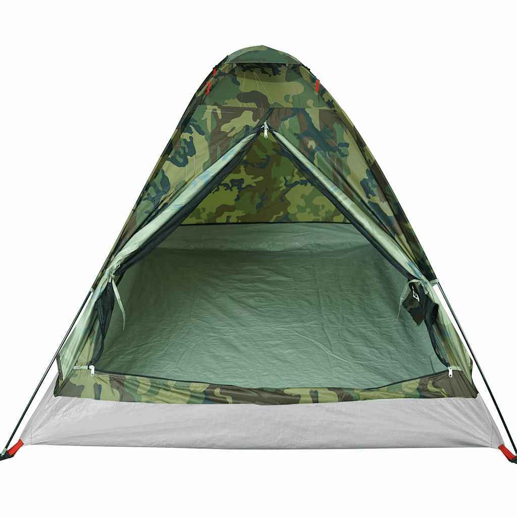 2-personers campingtelt vandtæt kuppel camouflage