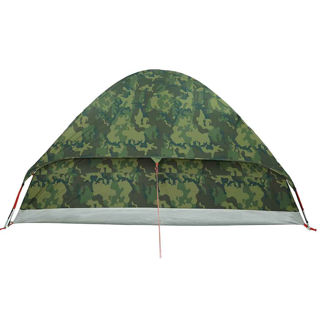 2-personers campingtelt vandtæt kuppel camouflage