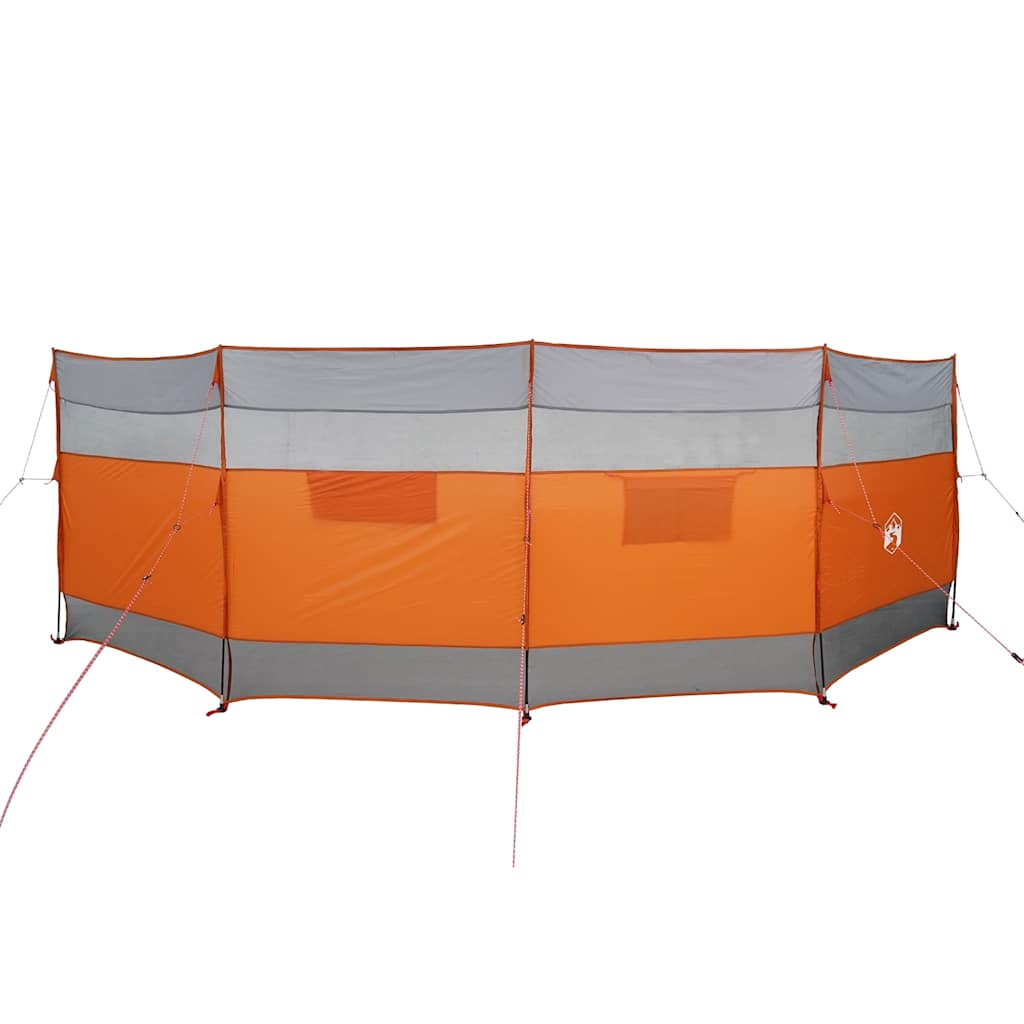 læsejl 510x153 cm vandtæt grå og orange