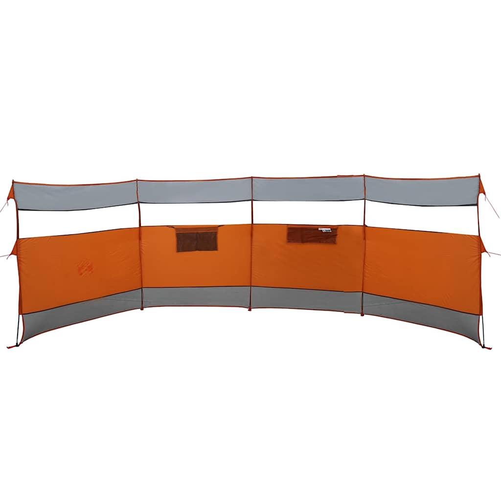 læsejl 510x153 cm vandtæt grå og orange