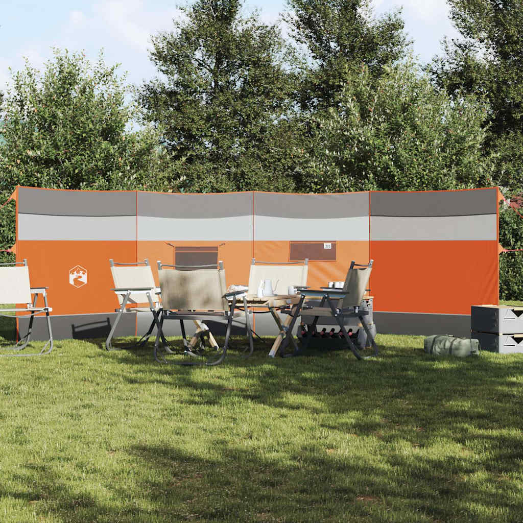 læsejl 510x153 cm vandtæt grå og orange
