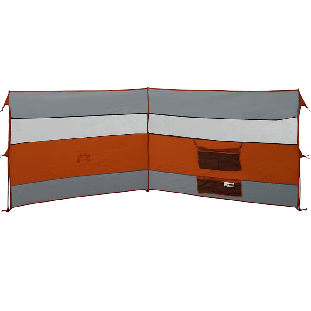 læsejl 340x130 cm vandtæt grå og orange