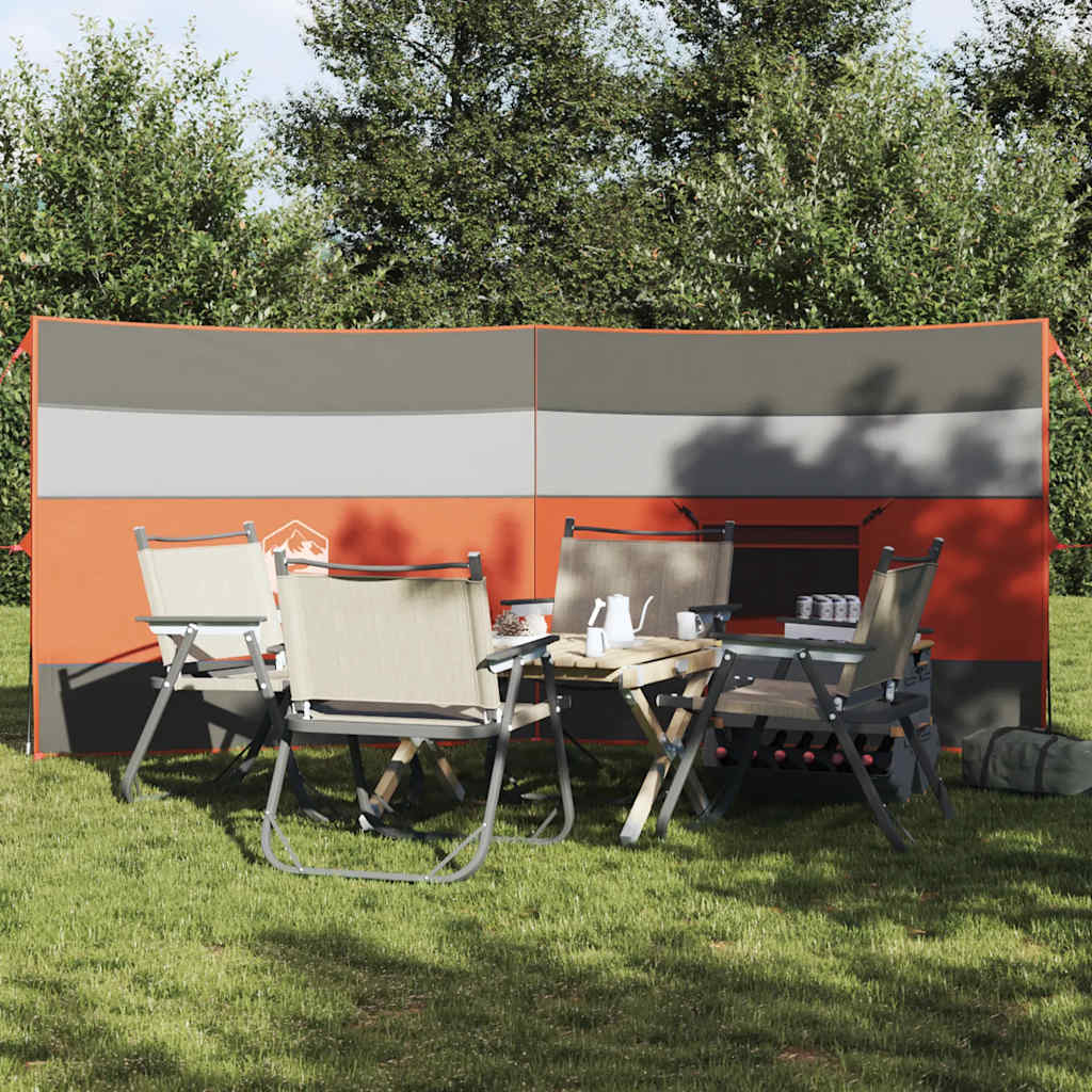 læsejl 340x130 cm vandtæt grå og orange