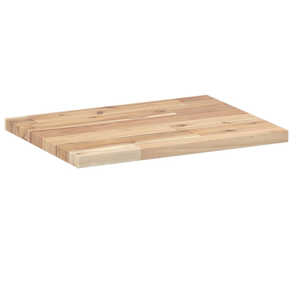 bordplade 60x30x2 cm rektangulær massivt akacietræ