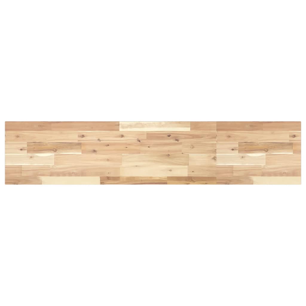 bordplade 120x30x2 cm rektangulær massivt akacietræ