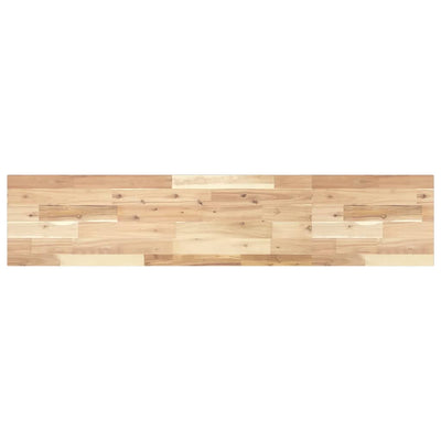 bordplade 120x30x2 cm rektangulær massivt akacietræ