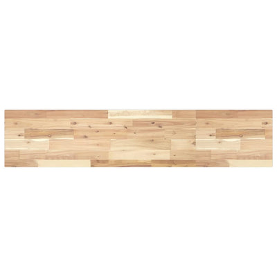 bordplade 140x30x2 cm rektangulær massivt akacietræ