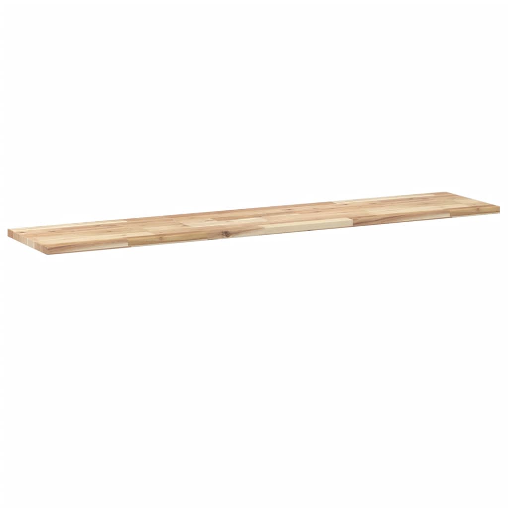 bordplade 140x30x2 cm rektangulær massivt akacietræ