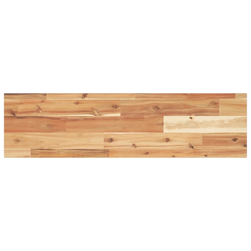 bordplade 80x20x2 cm rektangulær massivt akacietræ