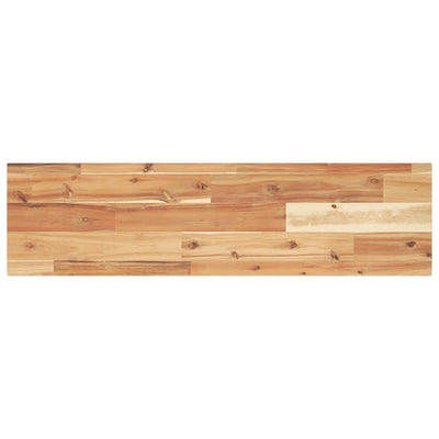 bordplade 80x20x2 cm rektangulær massivt akacietræ