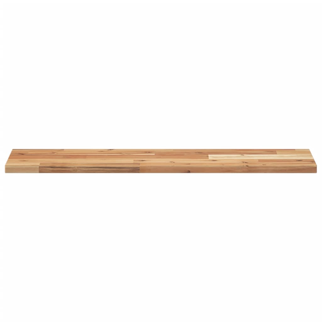bordplade 80x20x2 cm rektangulær massivt akacietræ