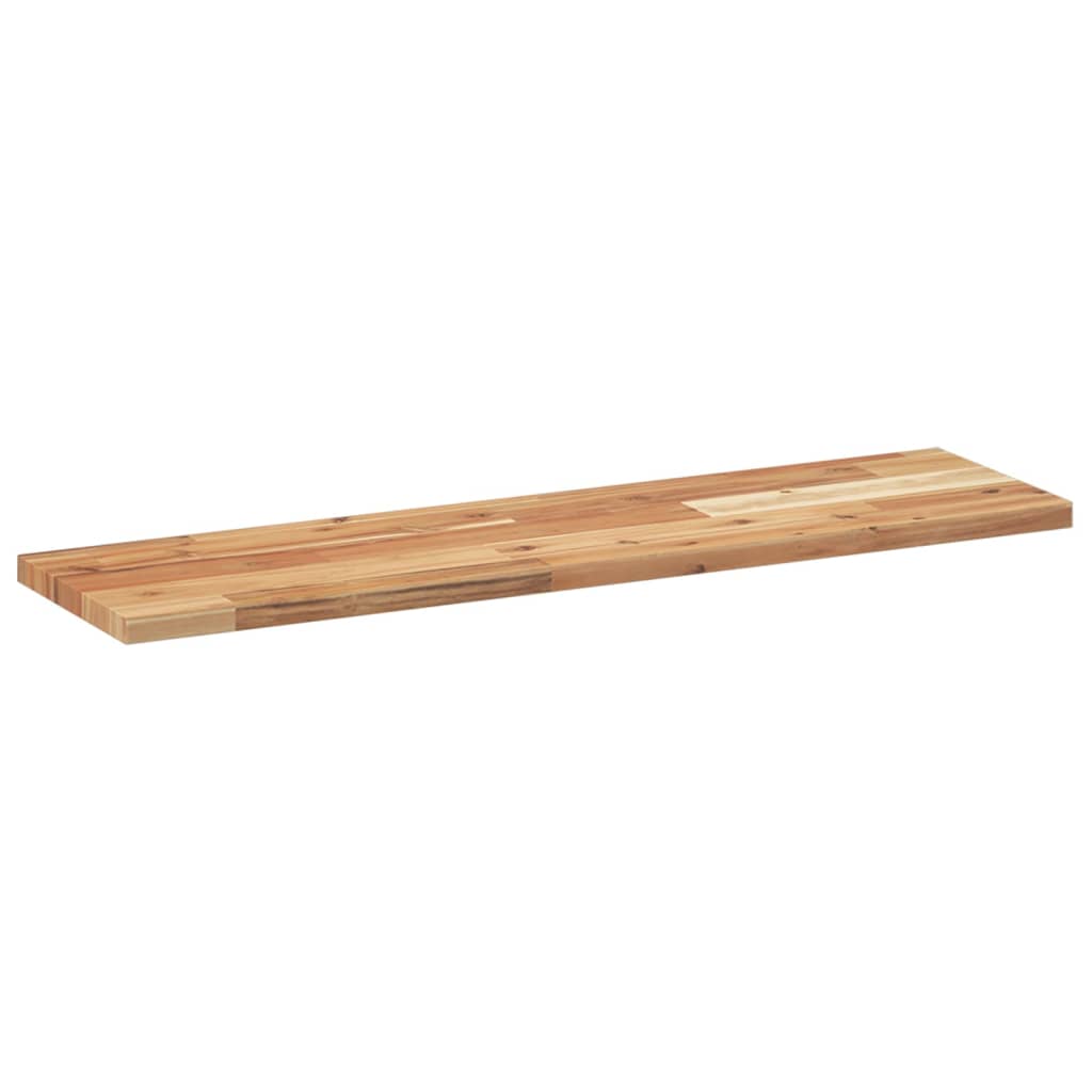 bordplade 80x20x2 cm rektangulær massivt akacietræ