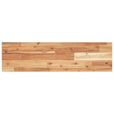 bordplade 100x20x2 cm rektangulær massivt akacietræ