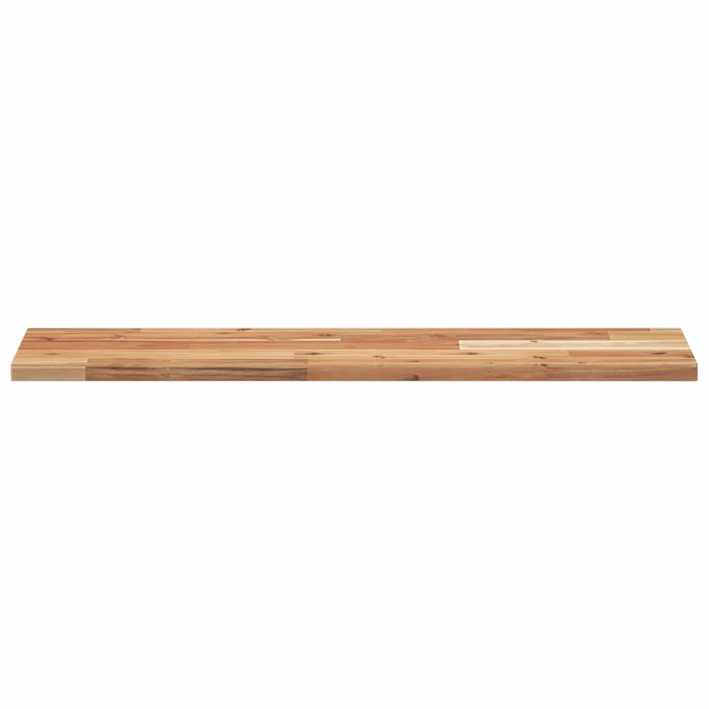 bordplade 100x20x2 cm rektangulær massivt akacietræ