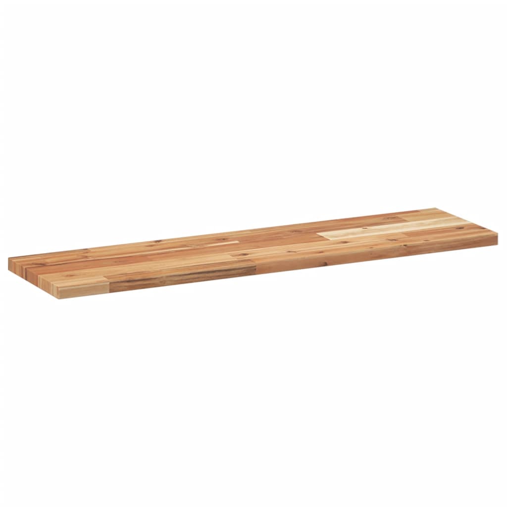 bordplade 100x20x2 cm rektangulær massivt akacietræ